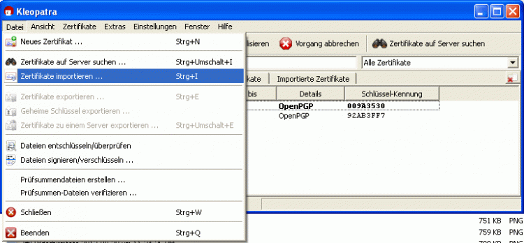 2gpgkleopatra-key-import-neu-gif