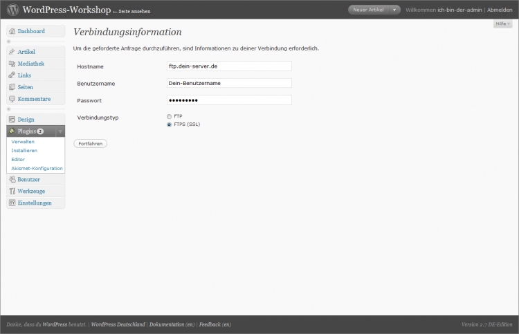 abbildung-14-die-zugangsdaten-fuer-das-automatische-plugin-update