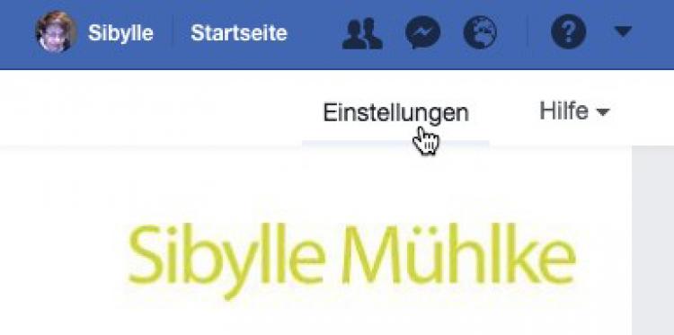 einstellungenseitenstart